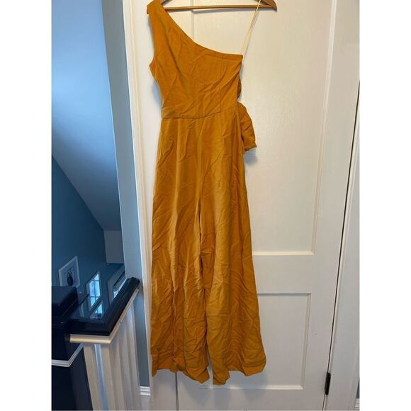 c/meo collective - show them the shoulder jumpsuit pantsuit wide leg wrap size 2 - Picture 7 of 12